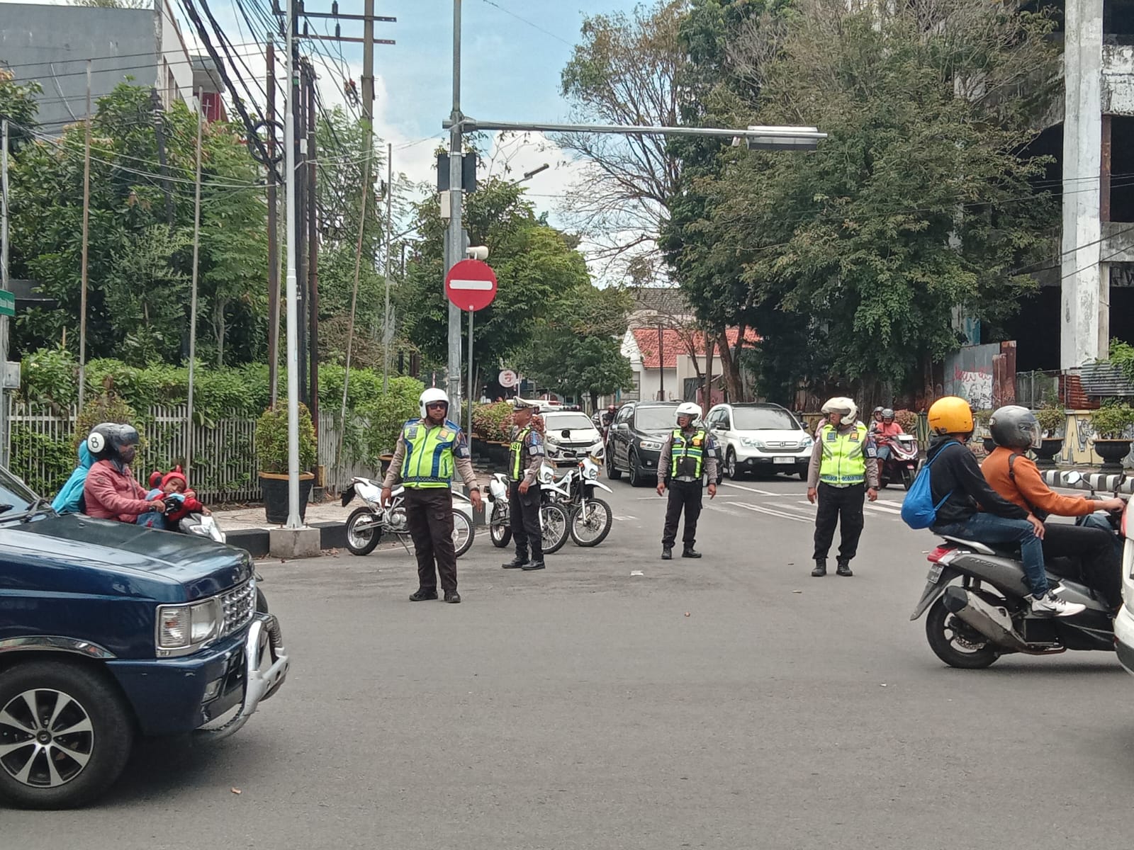 Satlantas Polres Kediri Kota Intensifkan Patroli Selama Libur Panjang