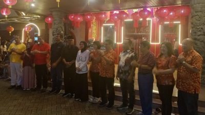 Penutupan Imlek di Klenteng Tri Darma Tjoe Hwie Kiong, Barongsai Satukan Lintas Agama di Kediri