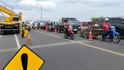 Perawatan Jembatan Alun-Alun Kota Kediri, PT Baraseva Target Rampung Akhir Bulan
