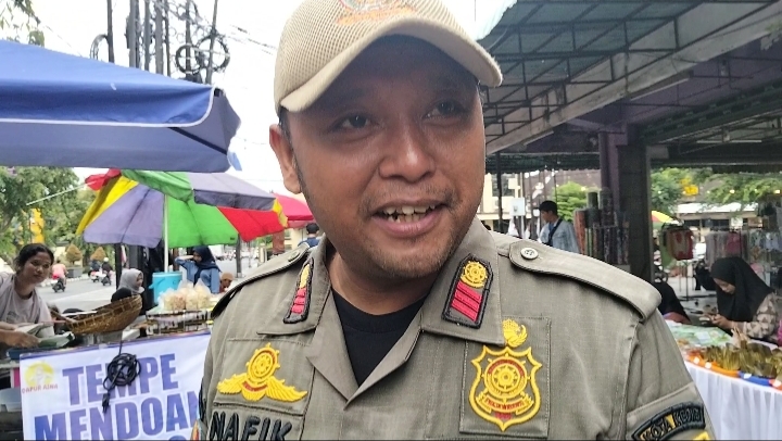 Pengamanan Takjil di Halaman Parkir Pasar Bandar Kondusif, Pedagang Merasa Lebih Aman