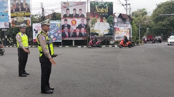 Pos Pagi Ramadan Tetap Digelar, Lalu Lintas Simpang Empat RS Baptis Terkendali