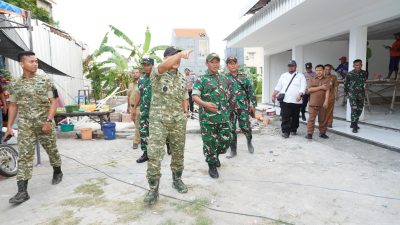 Kapok Sahli Pangdam V/Brawijaya Pantau Progres Pembangunan KDKMP Sukorejo Lamongan