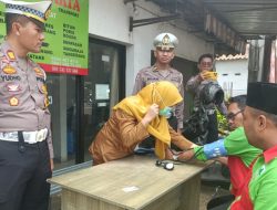 Polres Kediri Kota Gelar Ramp Check dan Pemeriksaan Kesehatan Sopir Bus