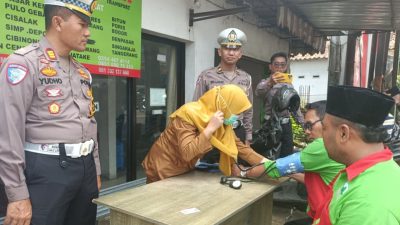 Polres Kediri Kota Gelar Ramp Check dan Pemeriksaan Kesehatan Sopir Bus