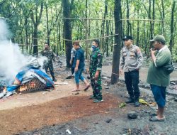 Arena Sabung Ayam di Kawasan Hutan Banjardowo Dibongkar Aparat Gabungan Jelang Ramadan, Ini Infonya