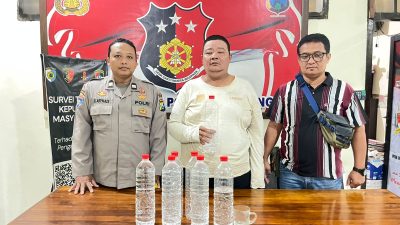 Operasi Ramadan, Polisi Amankan Penjual Arak di Jombang