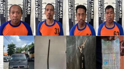 Sindikat Pencuri Tiang Listrik dan Kabel Fiber di Jombang Ditangkap, Kerugian Ditaksir Rp 150 Juta