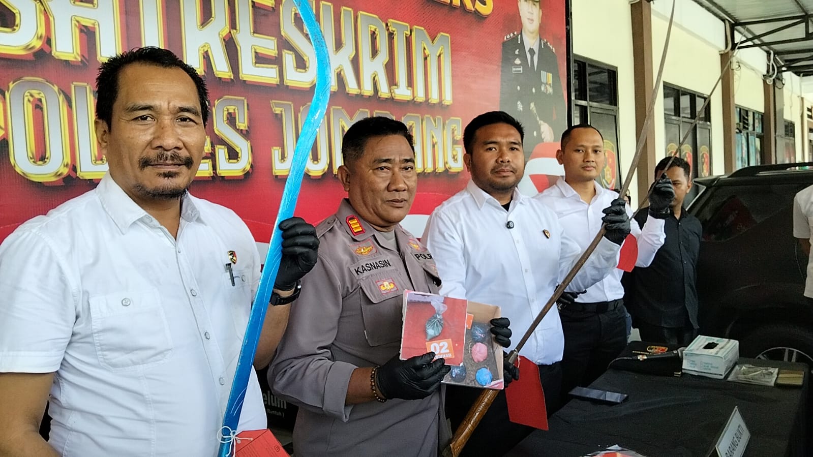 Bondet dan Klewang Disita, Polisi Gagalkan Rencana Bentrok Kelompok Pemuda di Jombang