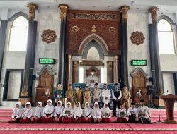 Tadarrus Ramadan, Ratusan Siswa SD se-Jombang Semarakkan Masjid Agung Baitul Mukminin