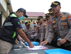 Cegah Penyalahgunaan Narkoba, Personel Polres Kediri Kota Jalani Tes Urine Mendadak