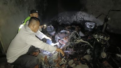 Dapur Rumah Warga Blitar Terbakar, Tiga Sepeda Motor Hangus, Kerugian Rp 70 Juta