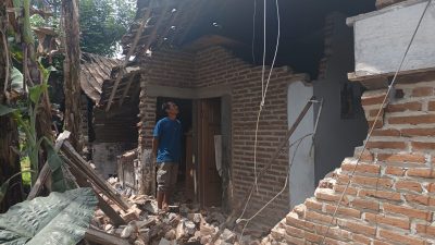 Gempa Pacitan 6,4 Magnitudo Terasa hingga Ponorogo, Sejumlah Rumah Warga Mengalami Kerusakan