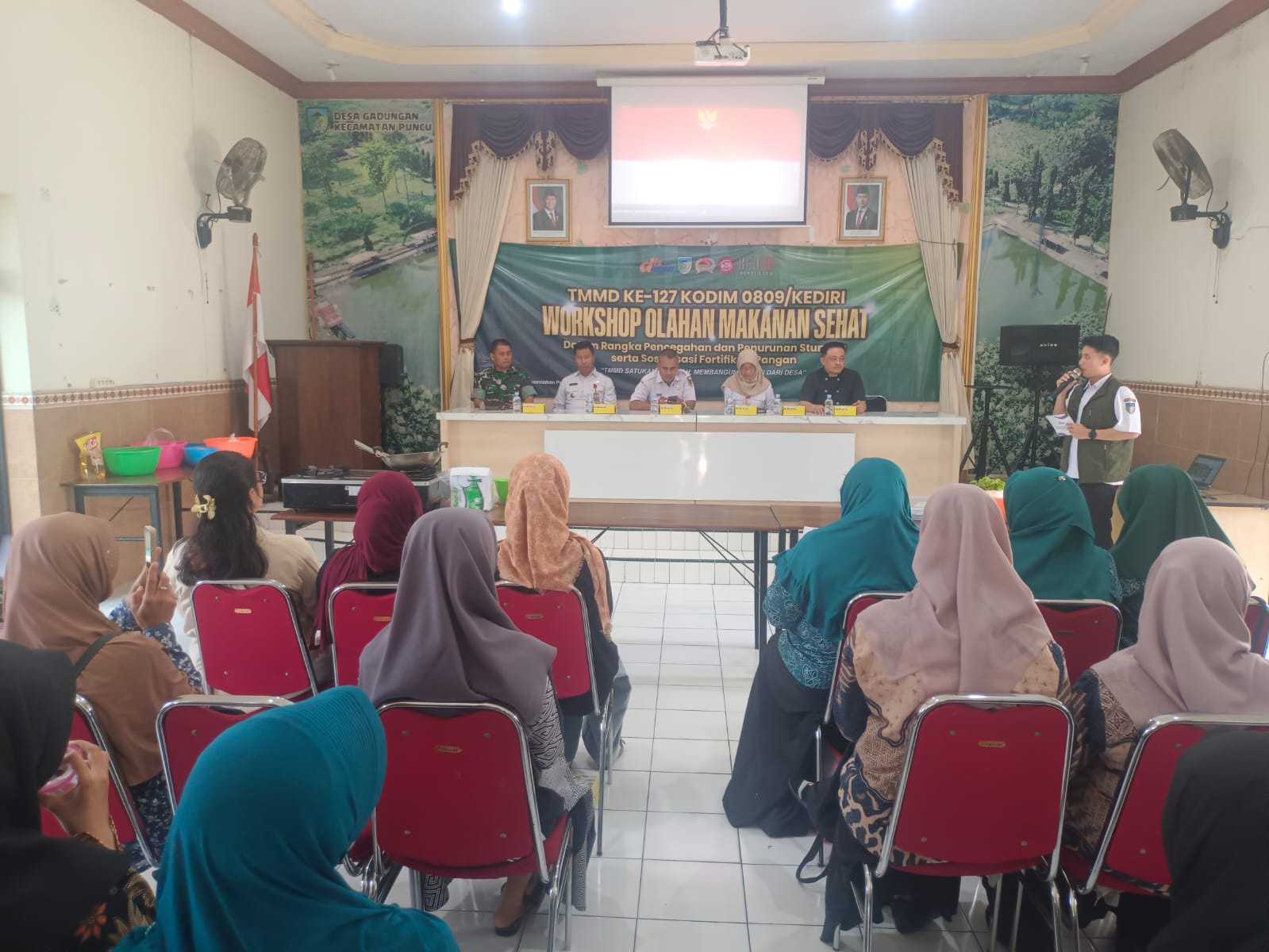Dukung TMMD ke-127, Disdagin Kediri Gelar Workshop Olahan Pangan Sehat untuk Tekan Stunting