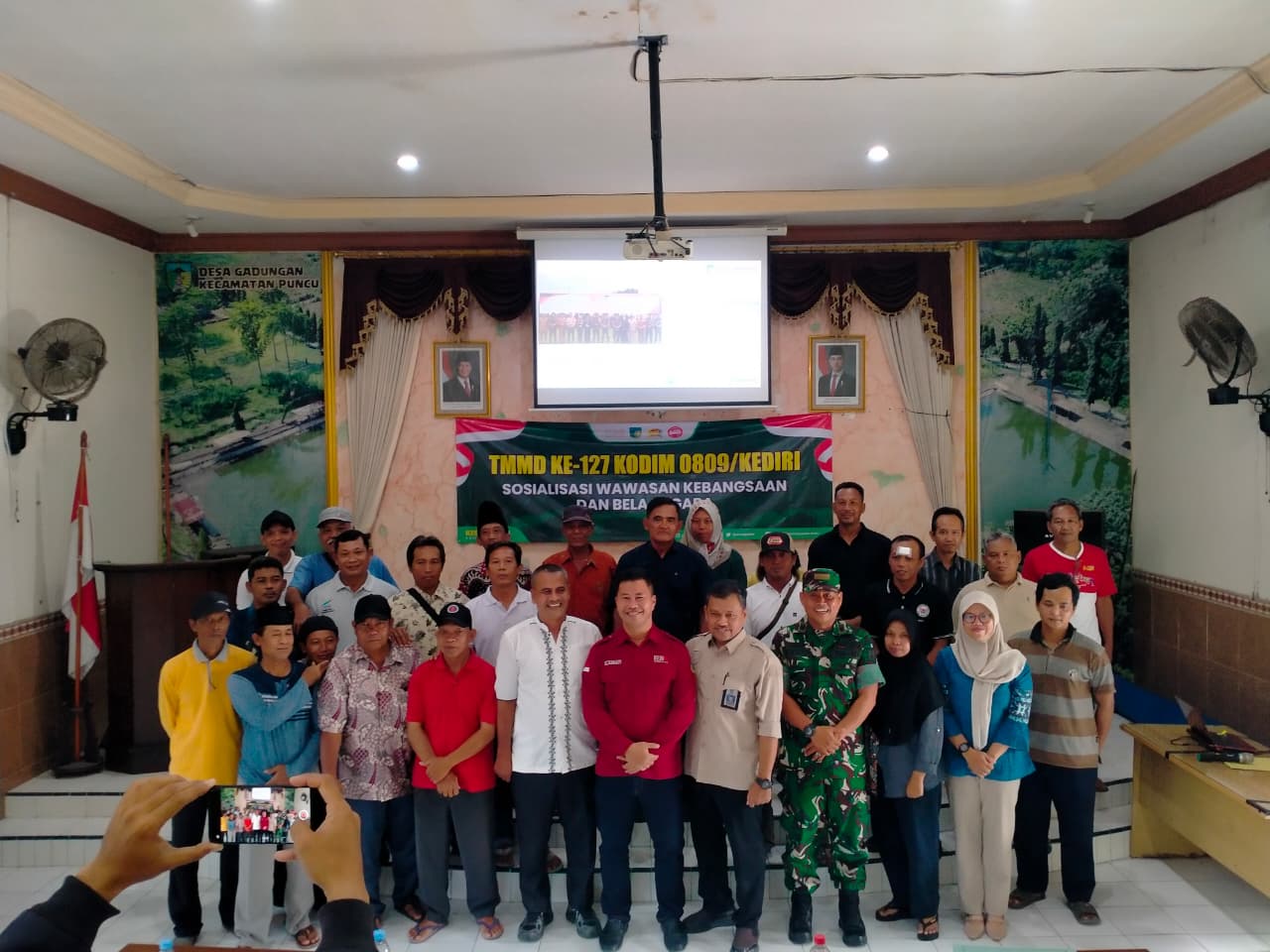 Bakesbangpol Kabupaten Kediri Perkuat Wawasan Kebangsaan Lewat TMMD ke-127