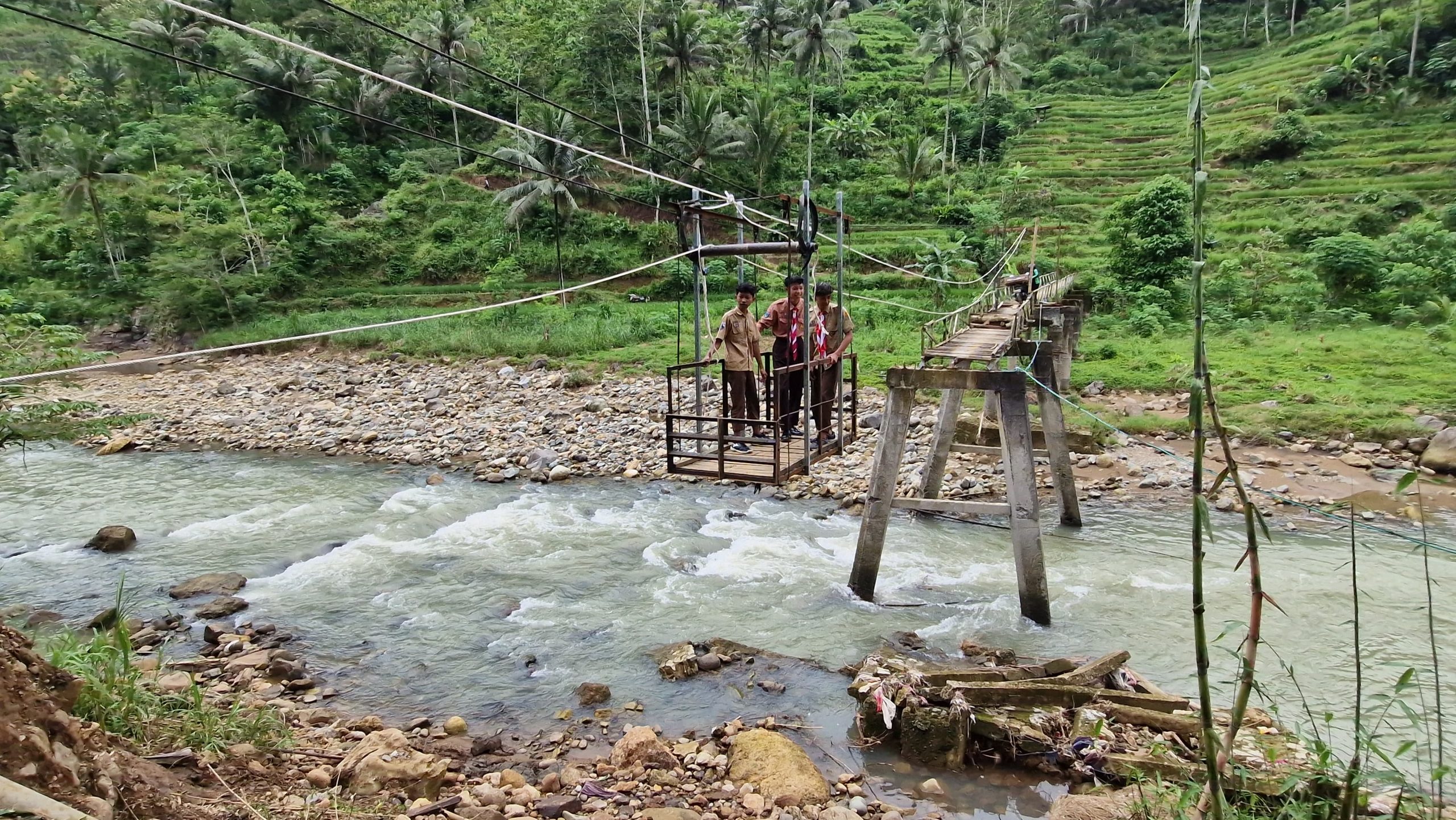 Jembatan Perbatasan Ponorogo–Trenggalek Putus, Pemkab Ponorogo Terkendala Kewenangan Perbaikan