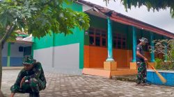 Jelang Ramadan 2026, Satgas TMMD ke-127 Bersihkan Sekolah dan Masjid di Desa Gadungan