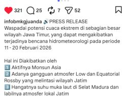 BPBD Kabupaten Kediri Mengimbau Waspada Cuaca Ekstrem di Awal Puasa