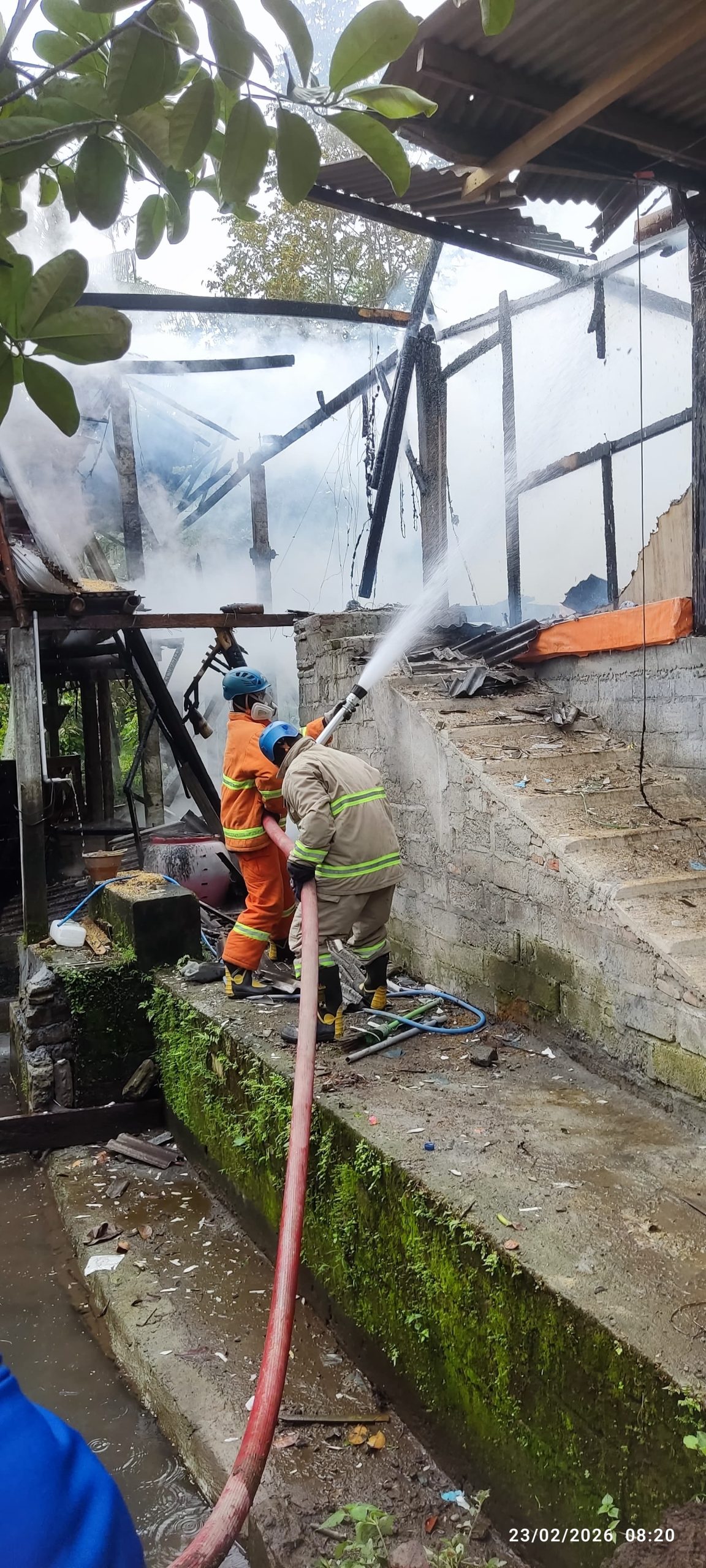 Diduga Korsleting Blower, Kandang Ayam di Kanigoro Hangus Terbakar, Kerugian Capai Rp 200 Juta