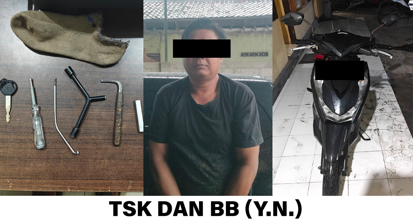 Motor Parkir Depan Counter HP Patianrowo Lupa Dikunci Stang Raib Digondol Maling