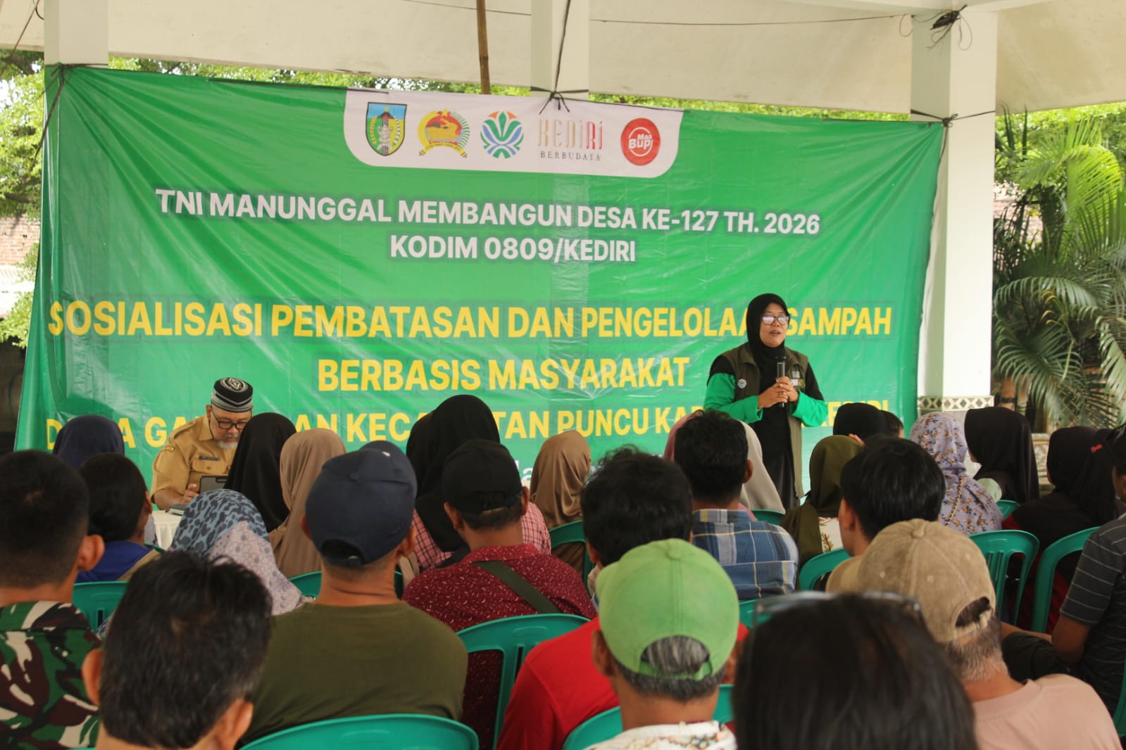 TMMD ke-127 Jadi Momentum Edukasi Pengelolaan Sampah di Desa Gadungan