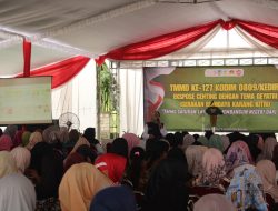 Sebanyak 300 Warga Tiga Kecamatan Terima Sembako dalam TMMD ke-127 di Kediri