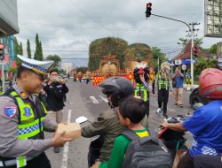 Satlantas Polres Ponorogo Sosialisasi Tertib Lalin Pakai Reyog, Sasar Pelajar di Ops Keselamatan Semeru 2026