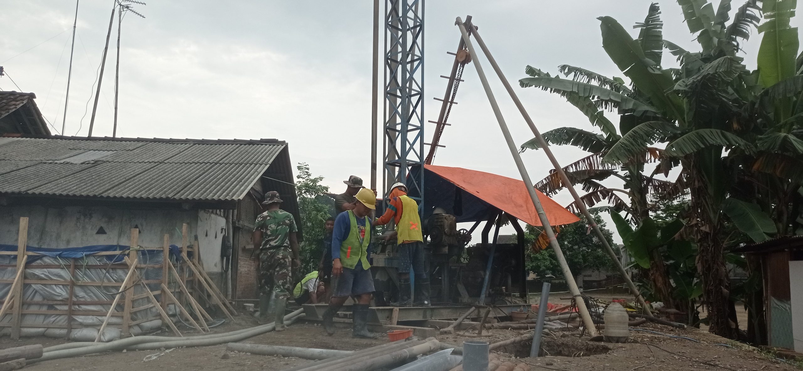 Sumur Bor Air Siap Minum Dibangun, Dukung Kebutuhan Warga Desa Gadungan