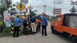 Perlintasan Sebidang di Tulungagung Dipersempit, Antisipasi Risiko Kecelakaan Kereta Api