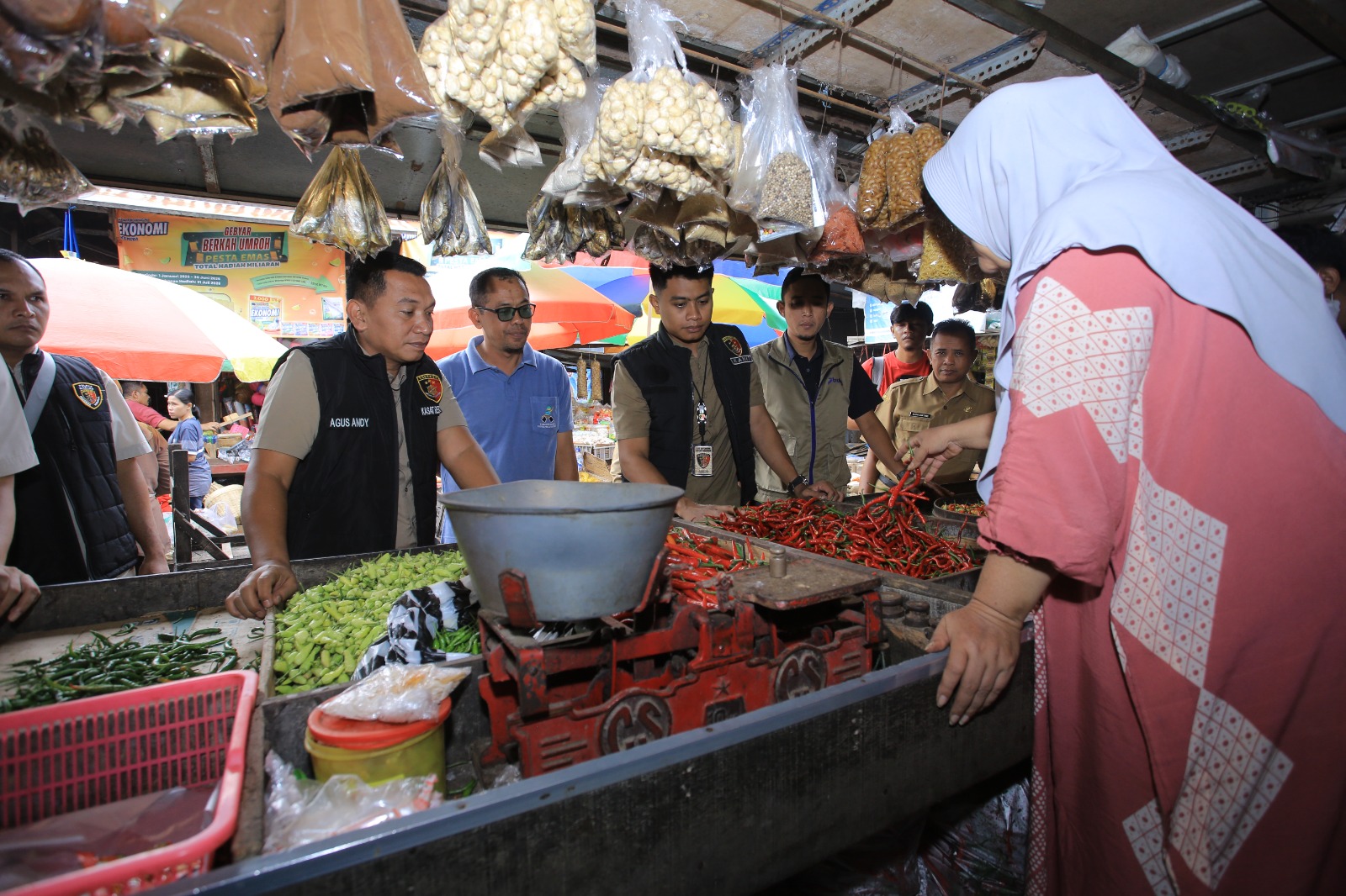 Jelang Ramadhan 1447 H, Satgas Pangan Polres Madiun Pastikan Stok Bahan Pokok Aman melalui Sidak di Pasar Caruban