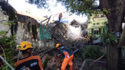 Dampak Gempa Pacitan, Bangunan Eks Gudang Gula Ambruk Timpa Area Kafe