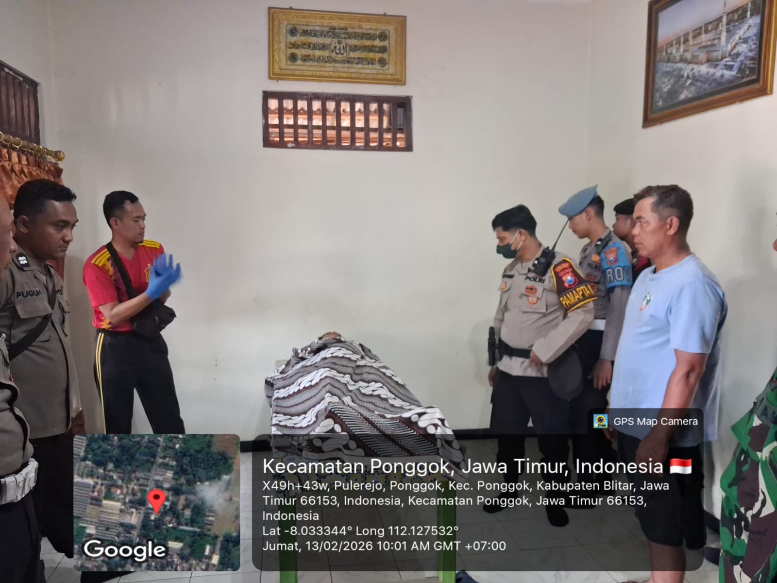 Warga Ponggok Ditemukan Tewas Gantung Diri di Pohon Jambu