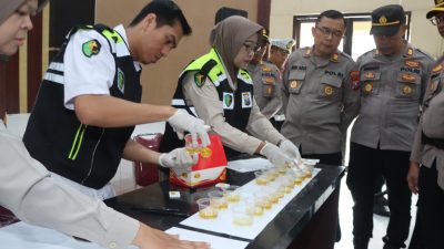 Tes Urine Mendadak, 93 Personel Polres Blitar Negatif Narkoba, 1 Positif Benzodiazepin