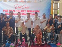Berbagi Kebahagiaan di HPN 2026, PWI Nganjuk Akan Terus Hadir untuk Disabilitas Setiap Tahun