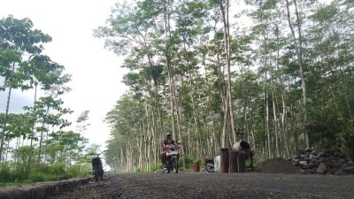 TMMD ke-127 Kodim 0809/Kediri Bangun Jalan Tembus 1.657 Meter, Progres Capai 60 Persen