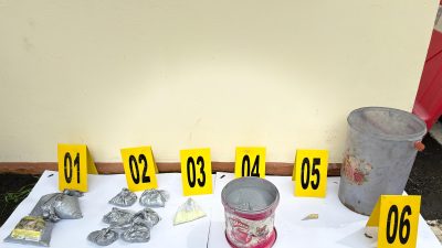 Polres Batu Amankan Dua Pemuda Asal Kasembon, 15 Kg Bahan Petasan Disita