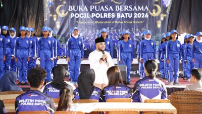 Wawali Heli Suyanto Sapa Polisi Cilik Polres Batu 2026, Tanamkan Nilai Disiplin dan Kebanggaan Kota Batu