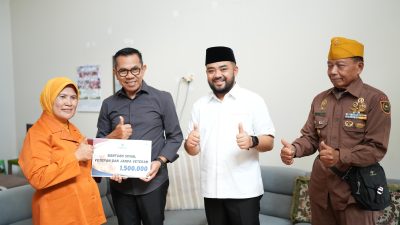 Wali Kota Batu Salurkan Tali Asih Paket Sembako untuk Veteran Pejuang RI