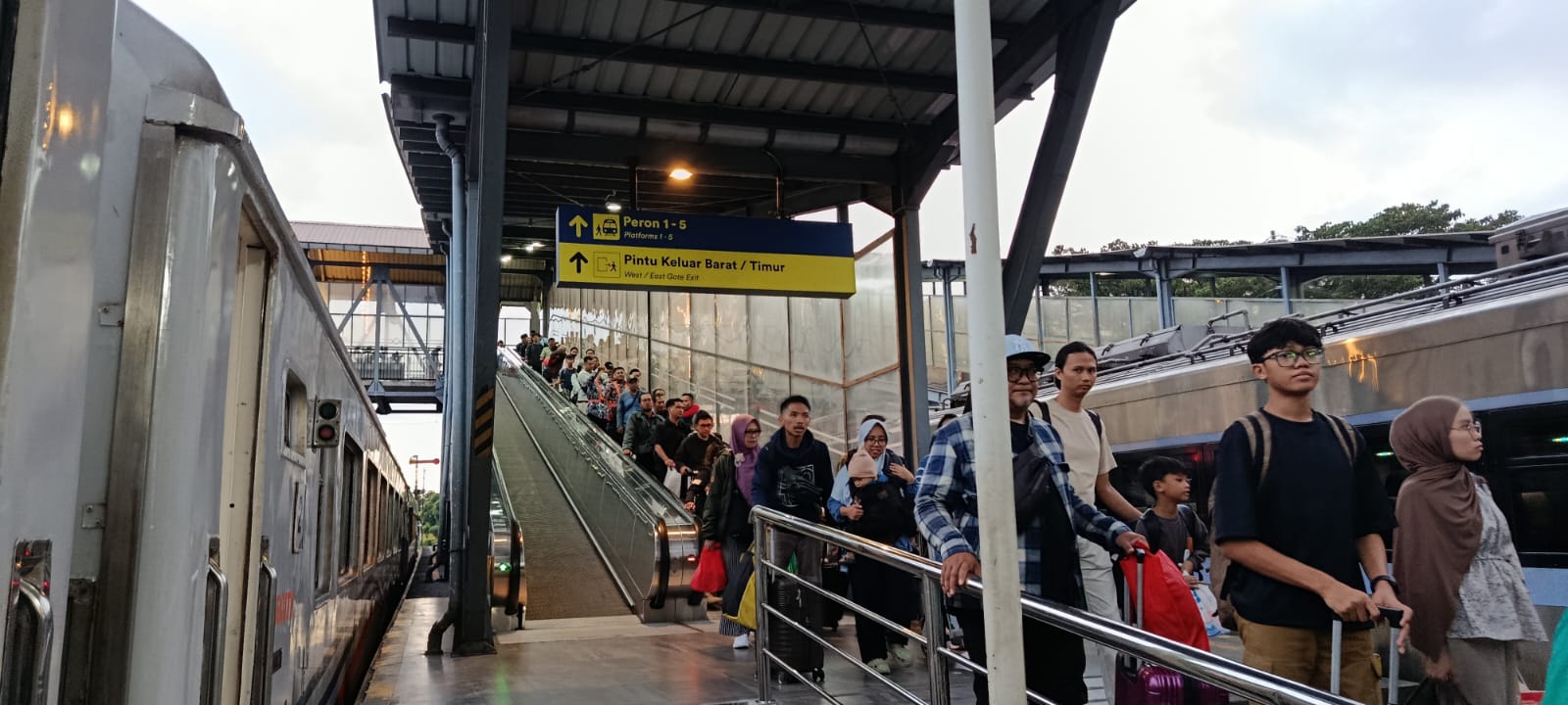 Update Angkutan Lebaran, Pergerakan Penumpang KA di Malang Raya Terus Meningkat