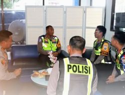 Dirlantas Polda Jatim Tinjau Pos Pam Pendem, Pastikan Kesiapan Arus Mudik di Kota Batu