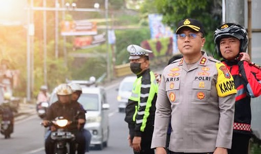 Kapolres Batu Tinjau Titik Rawan, Antisipasi Lonjakan Arus Libur Lebaran 2026