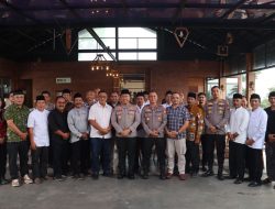 Kapolres Batu Halal Bihalal Bareng Kepala Desa, Ajak Pam Swakarsa Demi Kamtibmas
