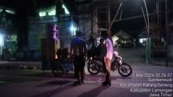 Polsek Karanggeneng Lamongan Tertibkan Patroli Sahur Ber-Sound System Berlebihan,Ini Infonya