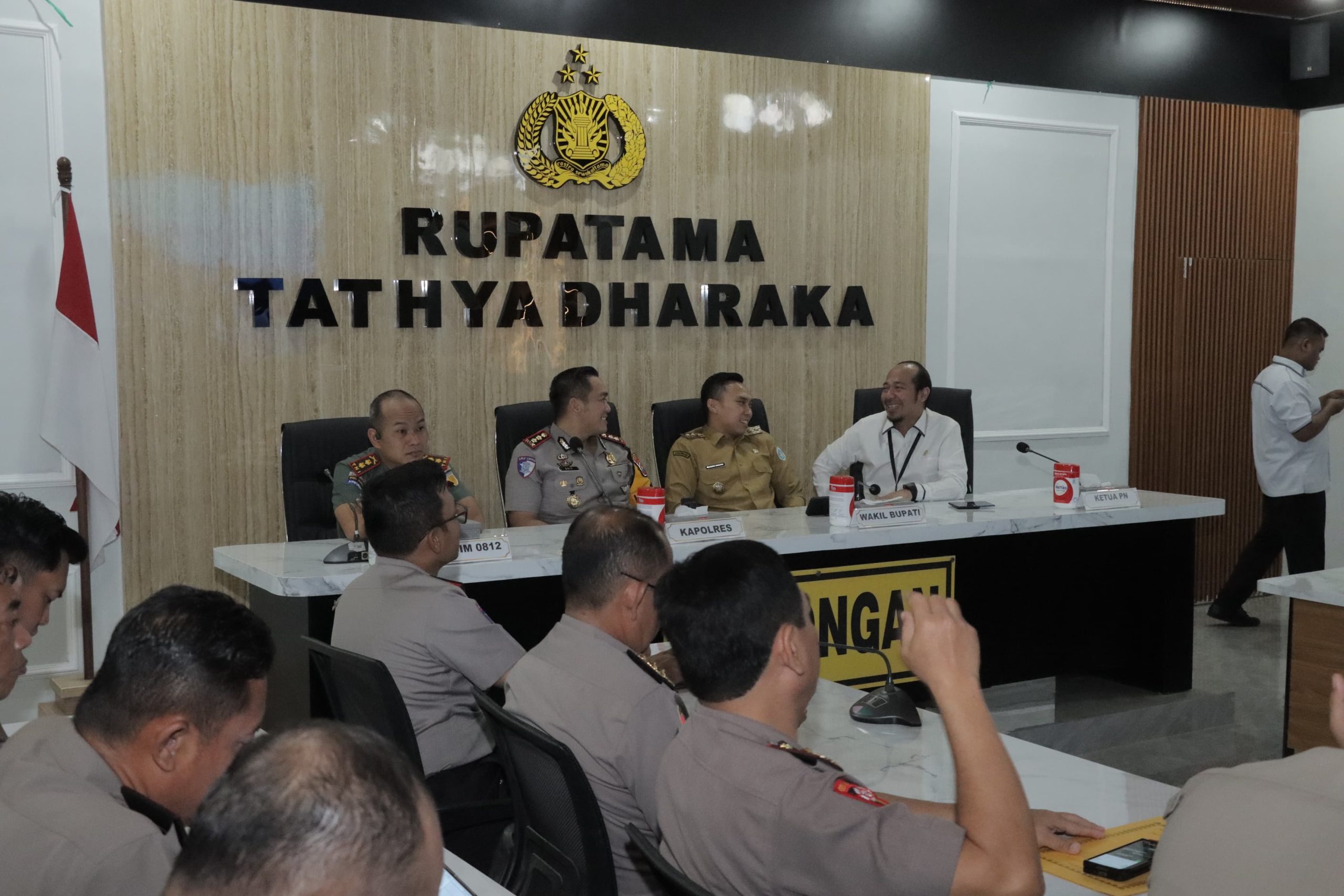 Matangkan Pengamanan Mudik 2026, Tiga Pilar Lamongan Gelar Rakor Operasi Ketupat Semeru