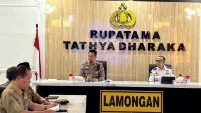 Jelang Mudik 2026, Satlantas Polres Lamongan Gelar Rakor Pengamanan Perlintasan KA