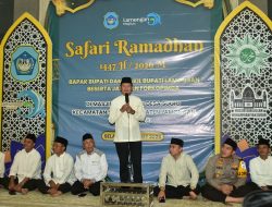 Safari Ramadan di Sugio, Bupati Yuhronur Tegaskan Pembangunan Lamongan Menyeluruh