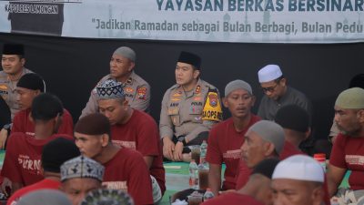 Kapolres Lamongan Buka Puasa Bersama 300 Pasien Rehabilitasi Yayasan Berkas Bersinar Abadi