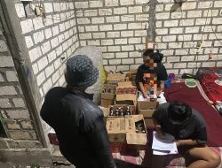 Nekat Jualan Miras Saat Ramadan, Warung Kopi di Karangbinangun Digerebek Satresnarkoba Polres Lamongan