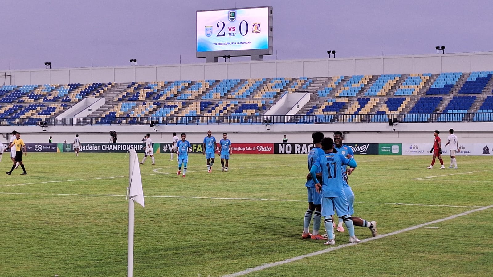 Persela Lamongan Hentikan Tren Buruk, Tundukkan Persiba Balikpapan 2-0 di Surajaya