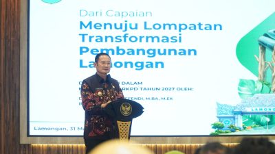 Fokus Kesejahteraan, Bupati Yes Paparkan 9 Prioritas Pembangunan Lamongan 2027