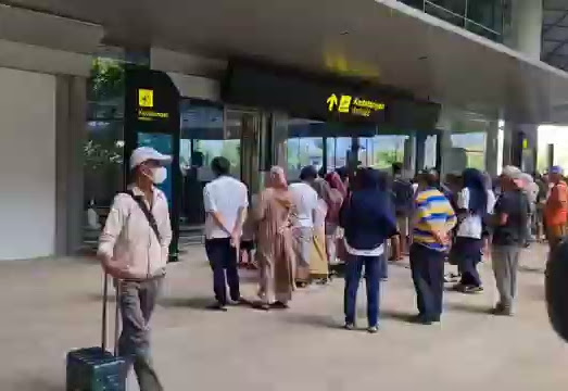 H-1 Lebaran 2026, Arus Mudik Bandara Dhoho Kediri Lancar, Jumlah Penumpang Meningkat
